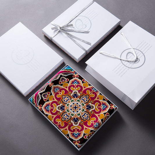 Square Satin-Silk Women Scarf - Musaura