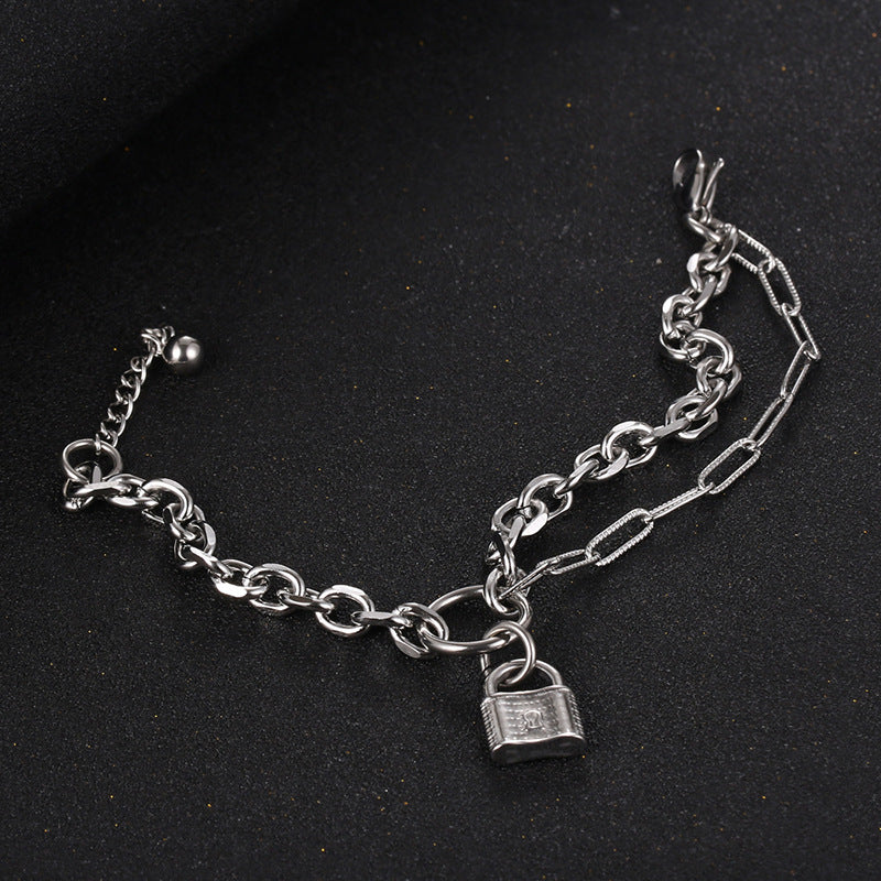 Hip Hop Lock Style Bracelet - Musaura
