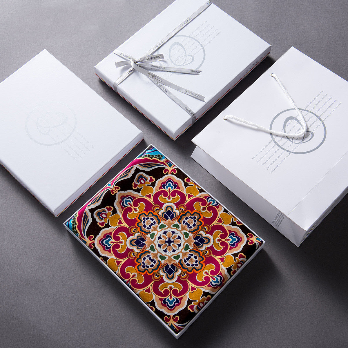 Square Satin-Silk Women Scarf - Musaura