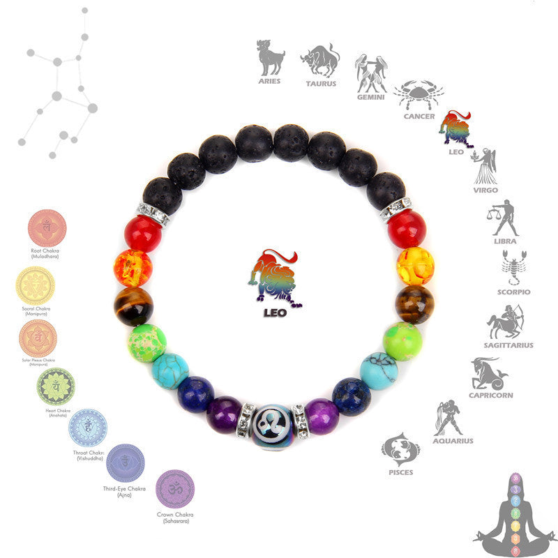 Seven Constellation Chakra Meditation Bracelet - Musaura
