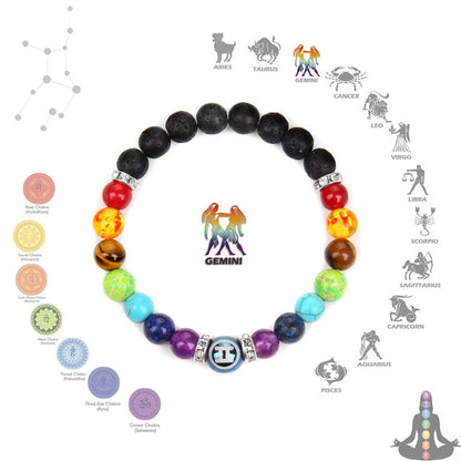 Seven Constellation Chakra Meditation Bracelet - Musaura