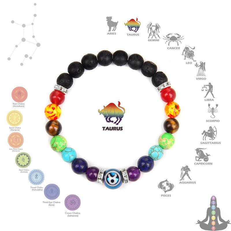 Seven Constellation Chakra Meditation Bracelet - Musaura