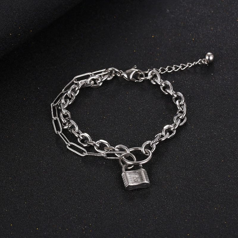 Hip Hop Lock Style Bracelet - Musaura