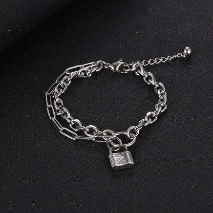 Hip Hop Lock Style Bracelet - Musaura
