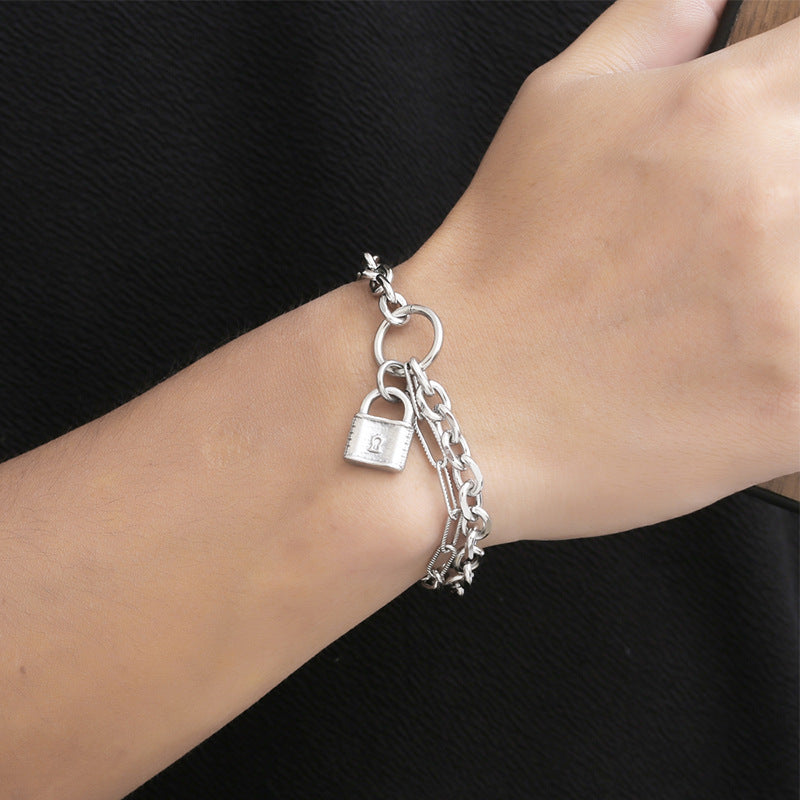 Hip Hop Lock Style Bracelet - Musaura