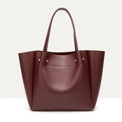 Women's Sandwich Pocket Shoulder Tote Bag - Musaura