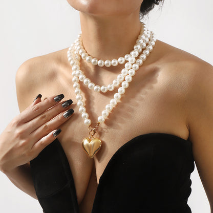 Minimalist Creative Pearl Fashion Necklace - Musaura