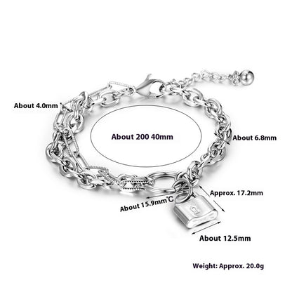 Hip Hop Lock Style Bracelet - Musaura