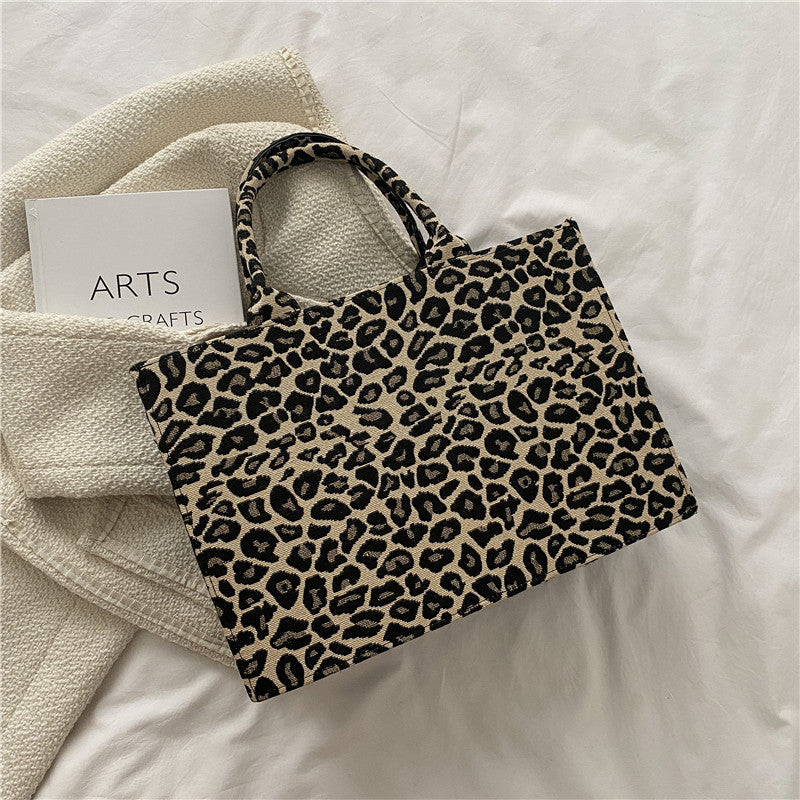 Simple Square Zebra Shoulder Bag Tote - Musaura