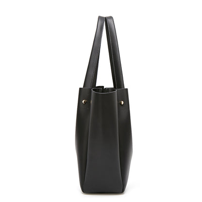 Women's Sandwich Pocket Shoulder Tote Bag - Musaura