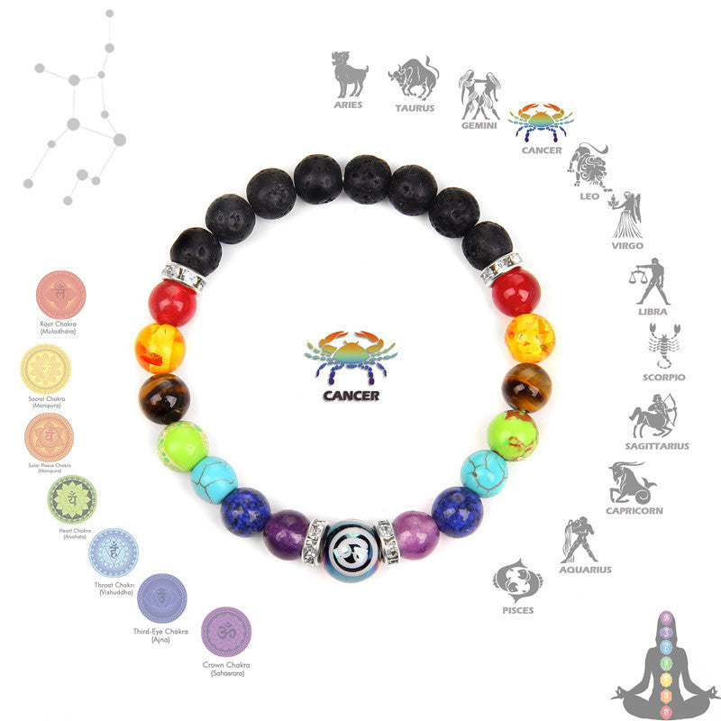 Seven Constellation Chakra Meditation Bracelet - Musaura